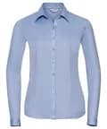 Women's long sleeve herringbone shirt - Image 2