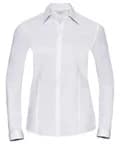 Women's long sleeve herringbone shirt - Image 3