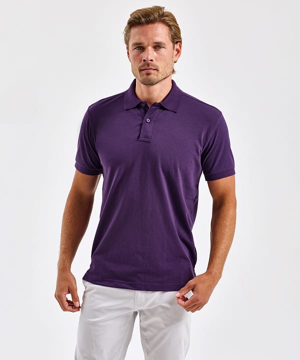 Mens polycotton blend polo