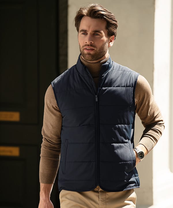 Hudson horizontal quilted gilet