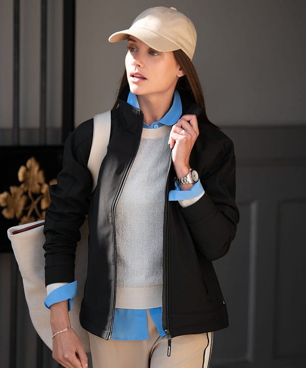 Womens Duxbury fashionable performance softshell jacket