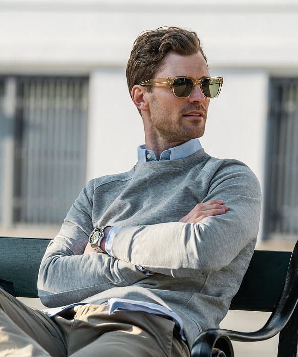 Newport luxury lightweight crewneck