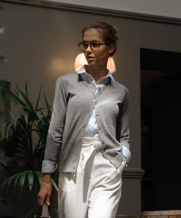 Womens Phoenix luxurious merino blend cardigan