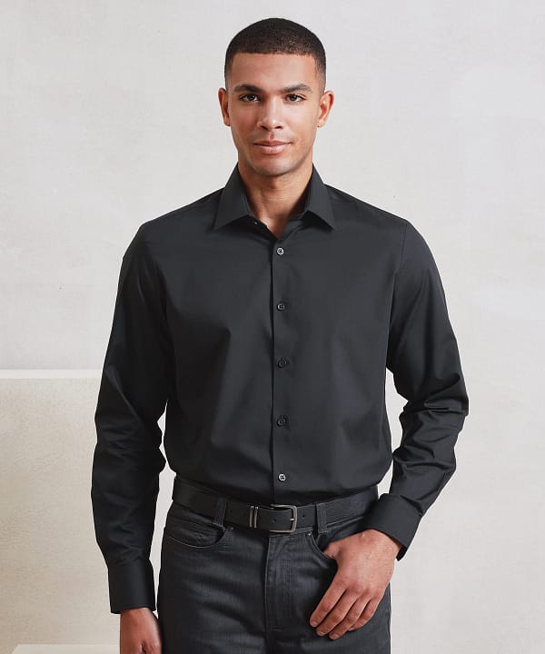 Long sleeve Recyclight poplin shirt