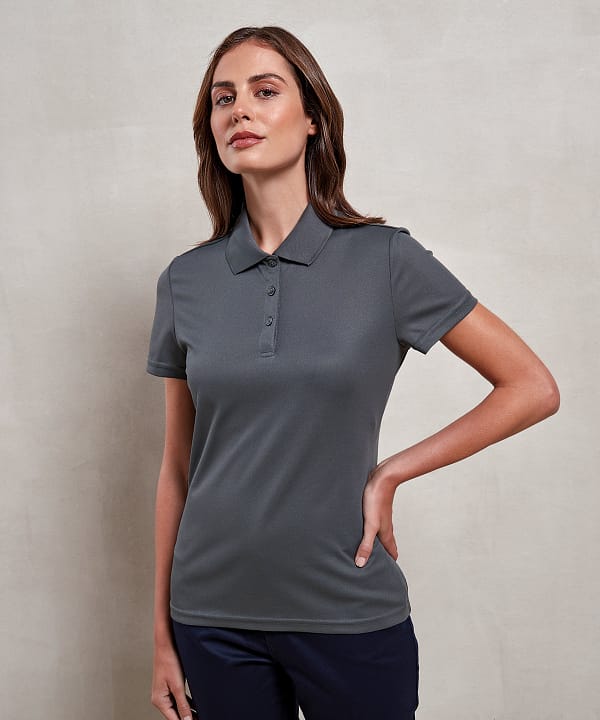 Womens Spun Dyed Recycled Polo Shirt