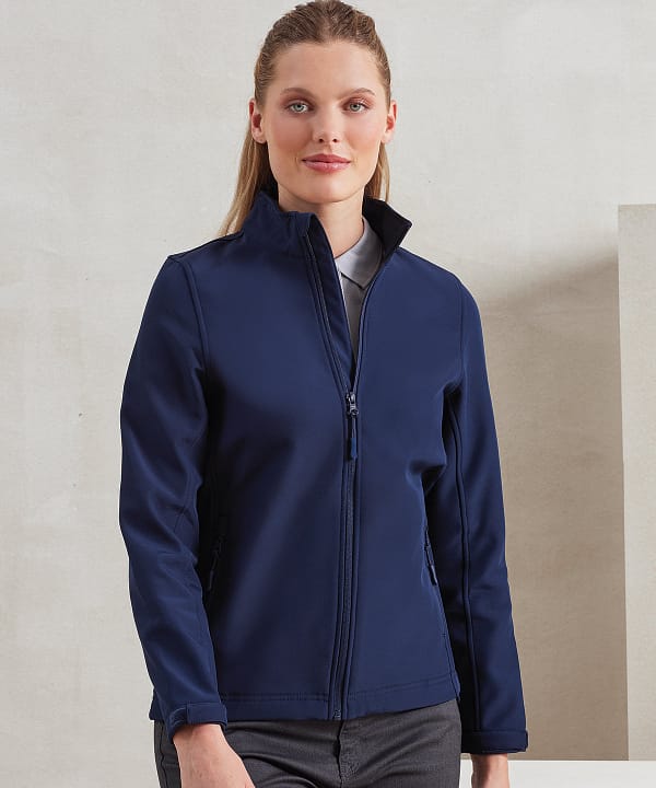 Womens Windchecker® printable and recycled softshell jacket