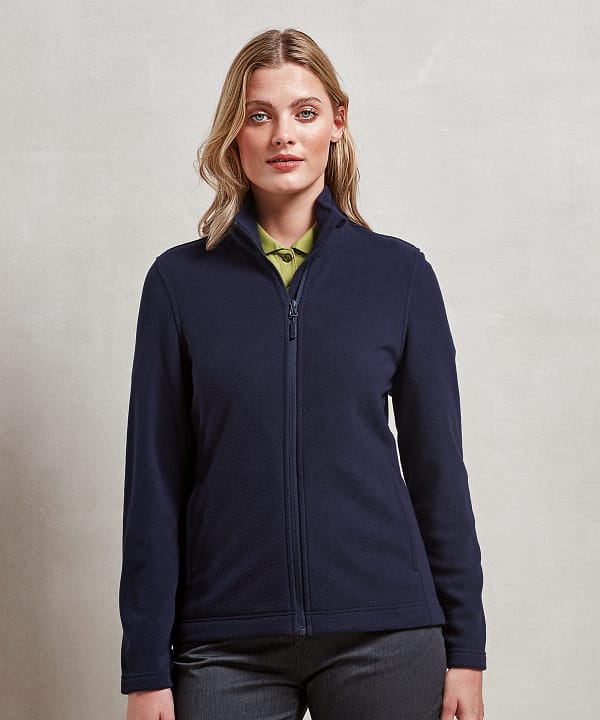 Womens Recyclight full-zip microfleece