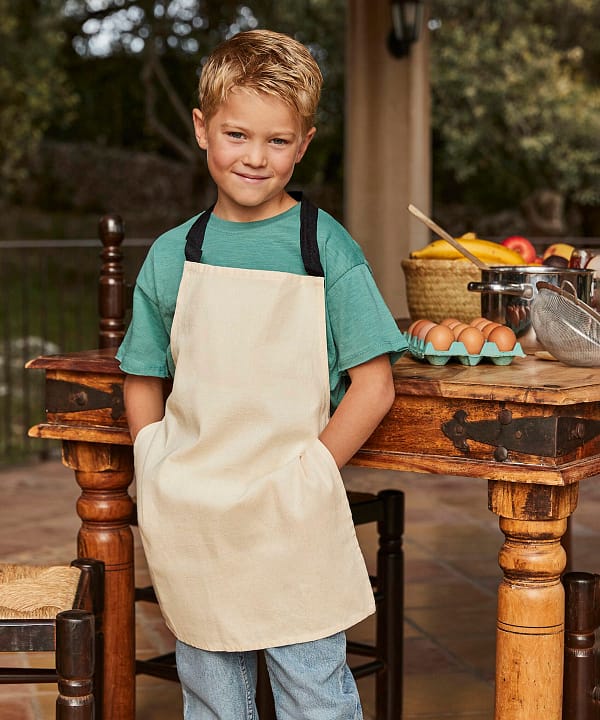 Fairtrade cotton junior craft apron