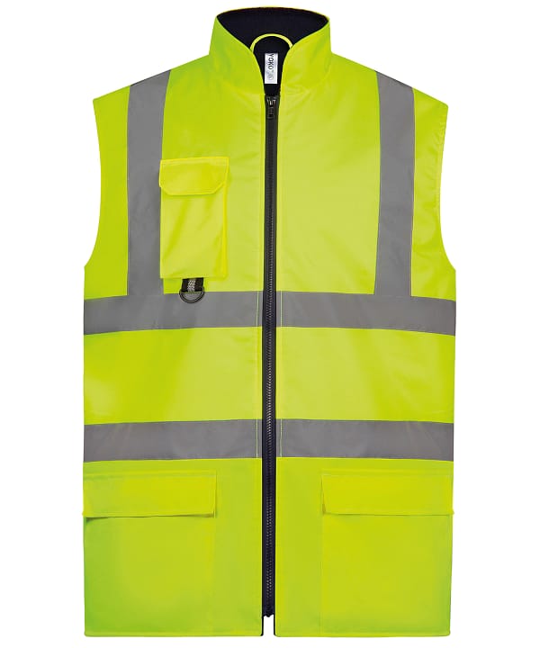 Hi-vis padded bodywarmer (HV005)