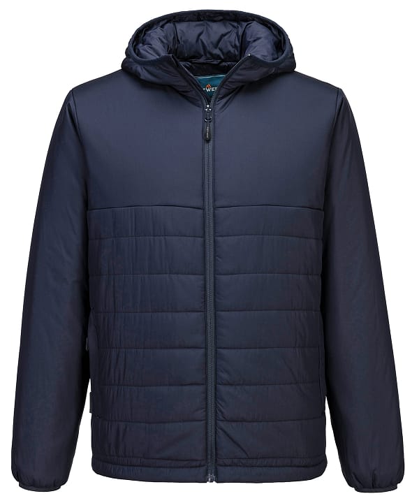 Professional hooded insulated baffle jacket (S608)