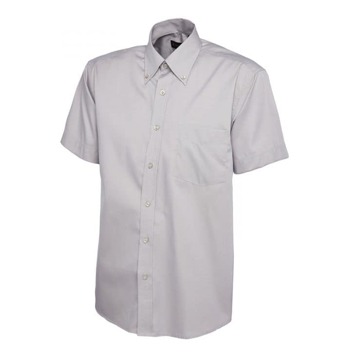 Uneek Mens Pinpoint Oxford Half Sleeve Shirt - Image 7