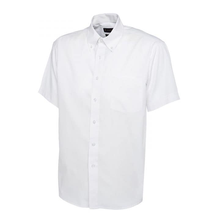 Uneek Mens Pinpoint Oxford Half Sleeve Shirt - Image 8