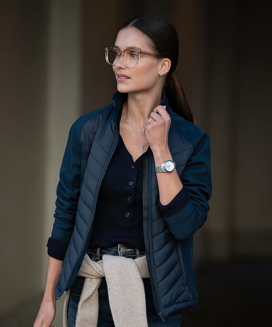 Womens Bloomsdale comfortable hybrid jacket